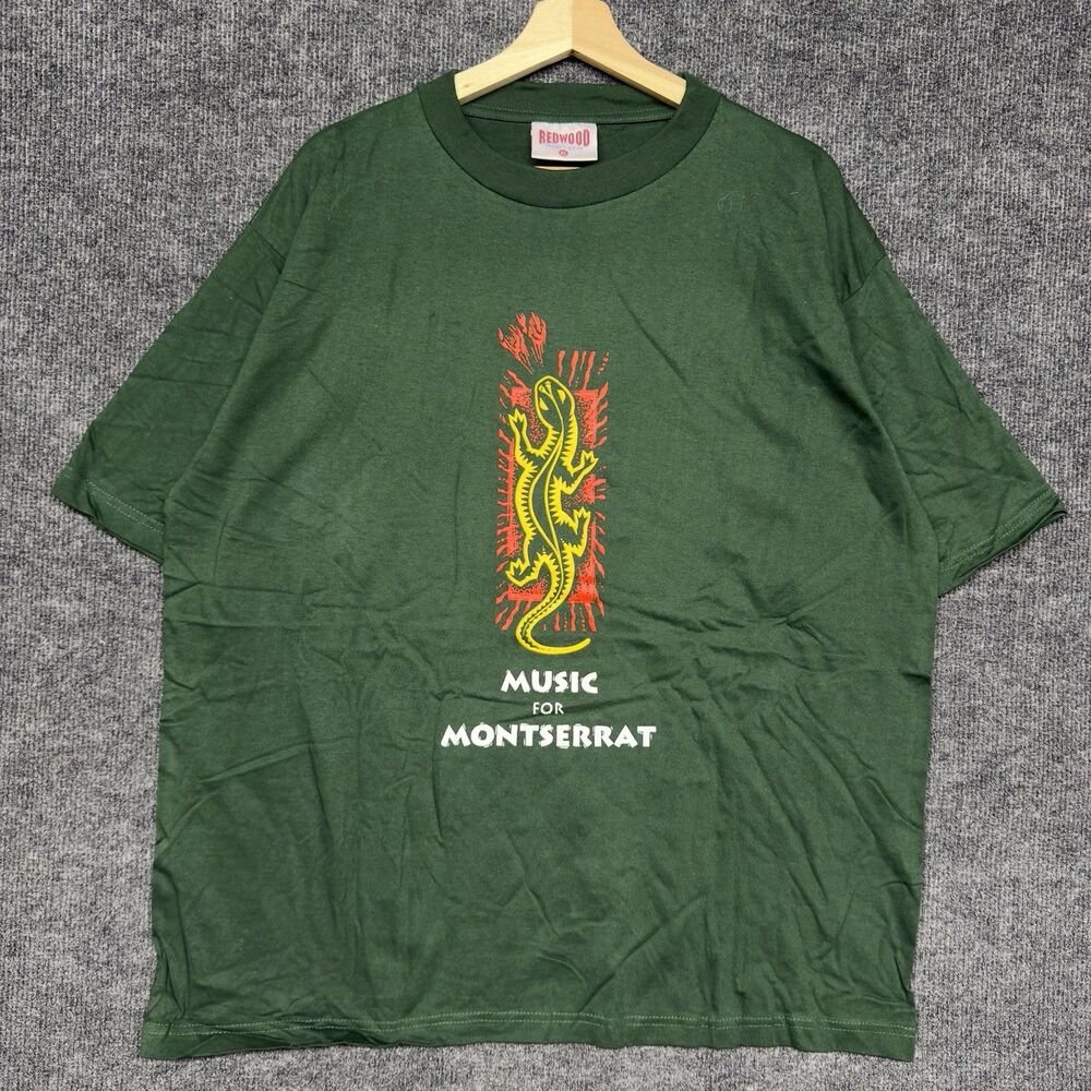 Vintage 1997 Music For Montserrat Concert T Shirt XL Paul McCartney Elton John